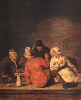 敭 米恩瑟 莫勒納爾 Peasants in the Tavern
